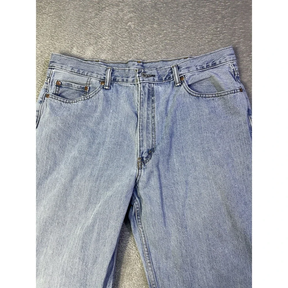 Levi's 550‎ Jeans Men's 37X31 (Tag 40X32) Relaxed Denim Classic Distressed Blue